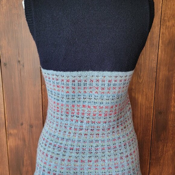 Vintage Arizona Jean Women M Fuzzy Floral Sweater Vest NWT 90s Y2K Cottagecore - Picture 6 of 10